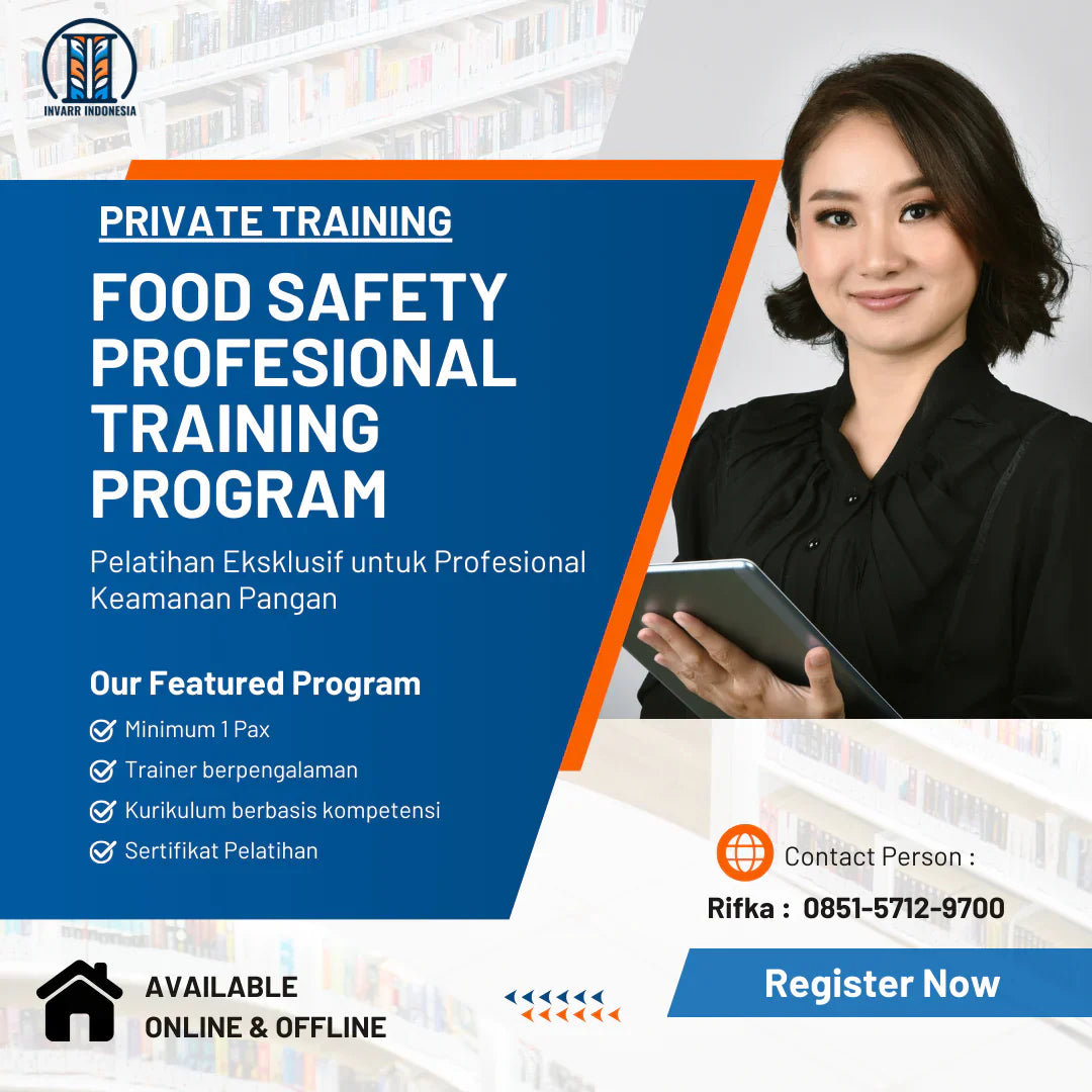 FOOD SAFETY PROFESSIONAL TRAINING – invarrindonesia
