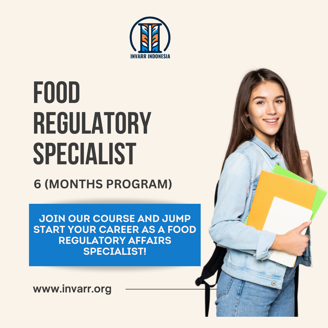 FOOD REGULATORY SPECIALIST 6 MONTHS COURSE - APPLICATION FORM