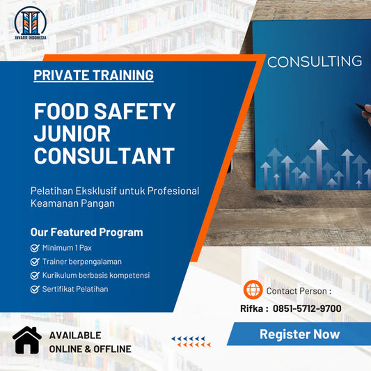 FOOD SAFETY JUNIOR CONSULTANT (PRIVATE TRAINING) by INVARR