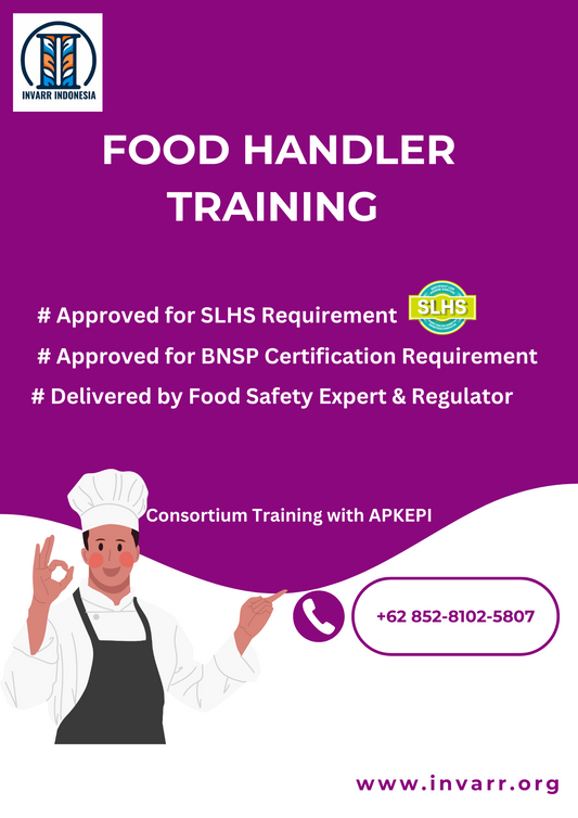 Food Handler/ Penjamah Pangan Training