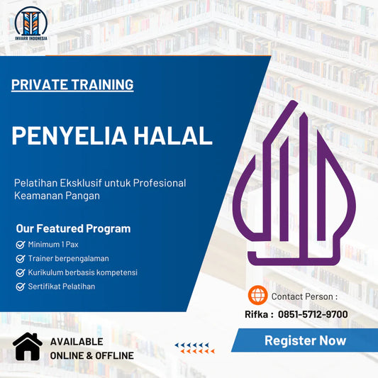 PENYELIA HALAL (PRIVATE TRAINING) by INVARR